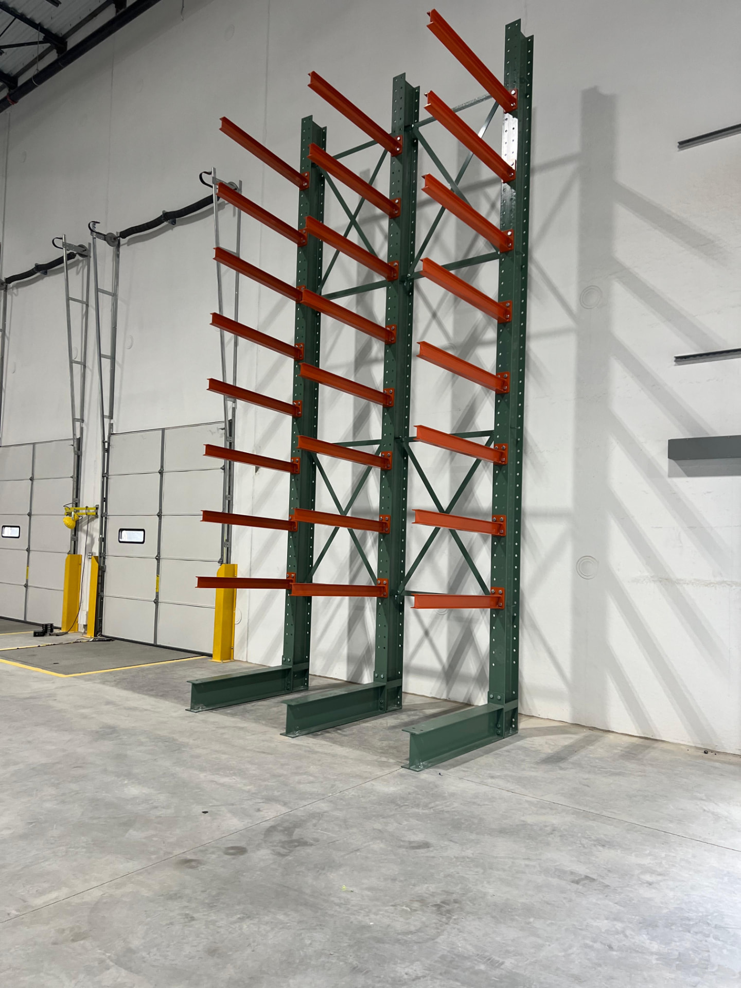 Cantilever rack installation